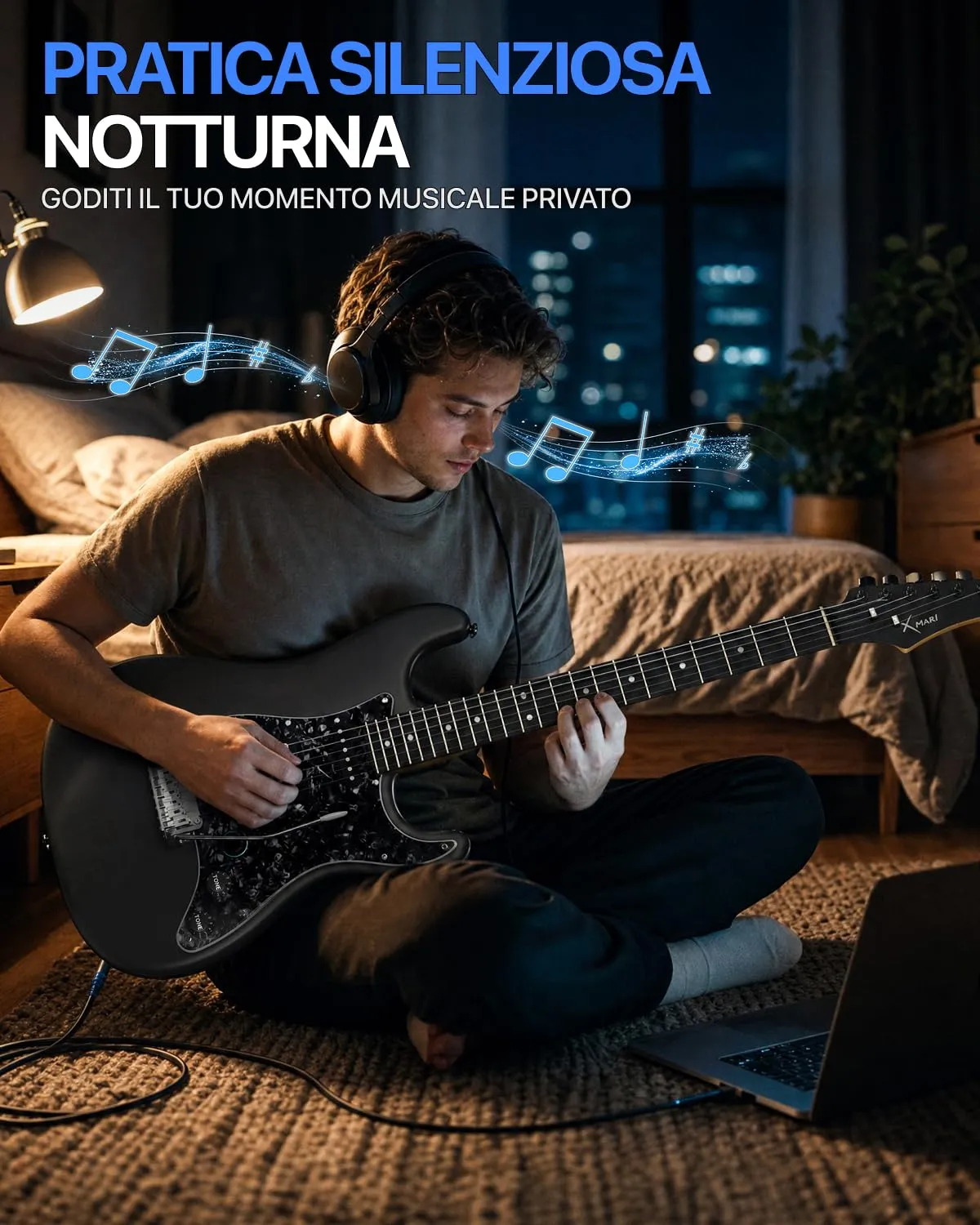 Enya XMARI chitarra elettrica smart 39 pollici kit