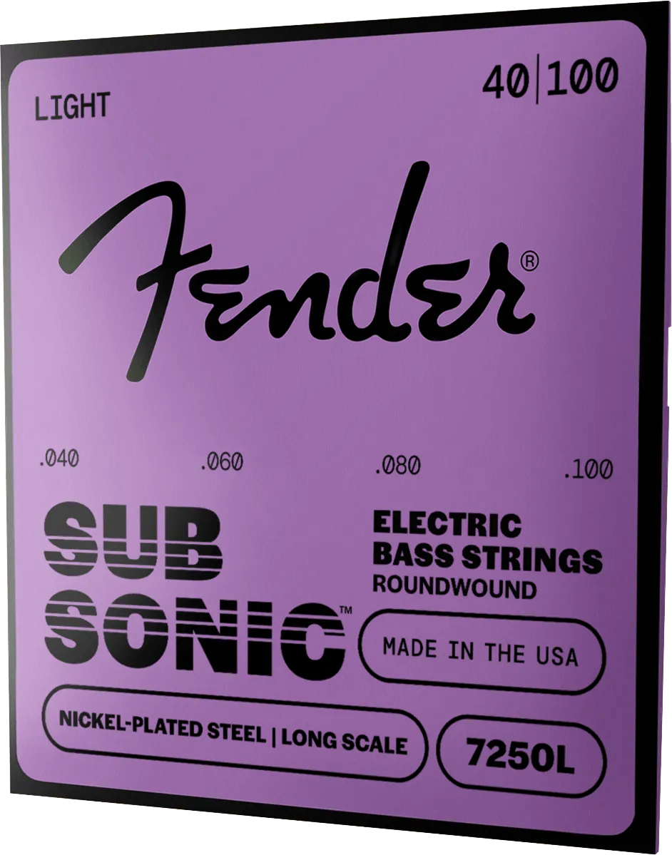 Fender SubSonic 7250 corde basso 45-105 nichelate