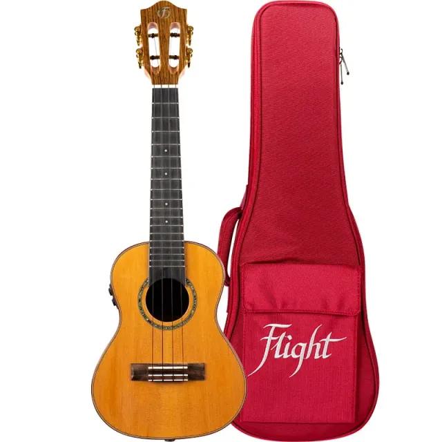Flight Diana Soundwave ukulele concerto bianco elettroacustico