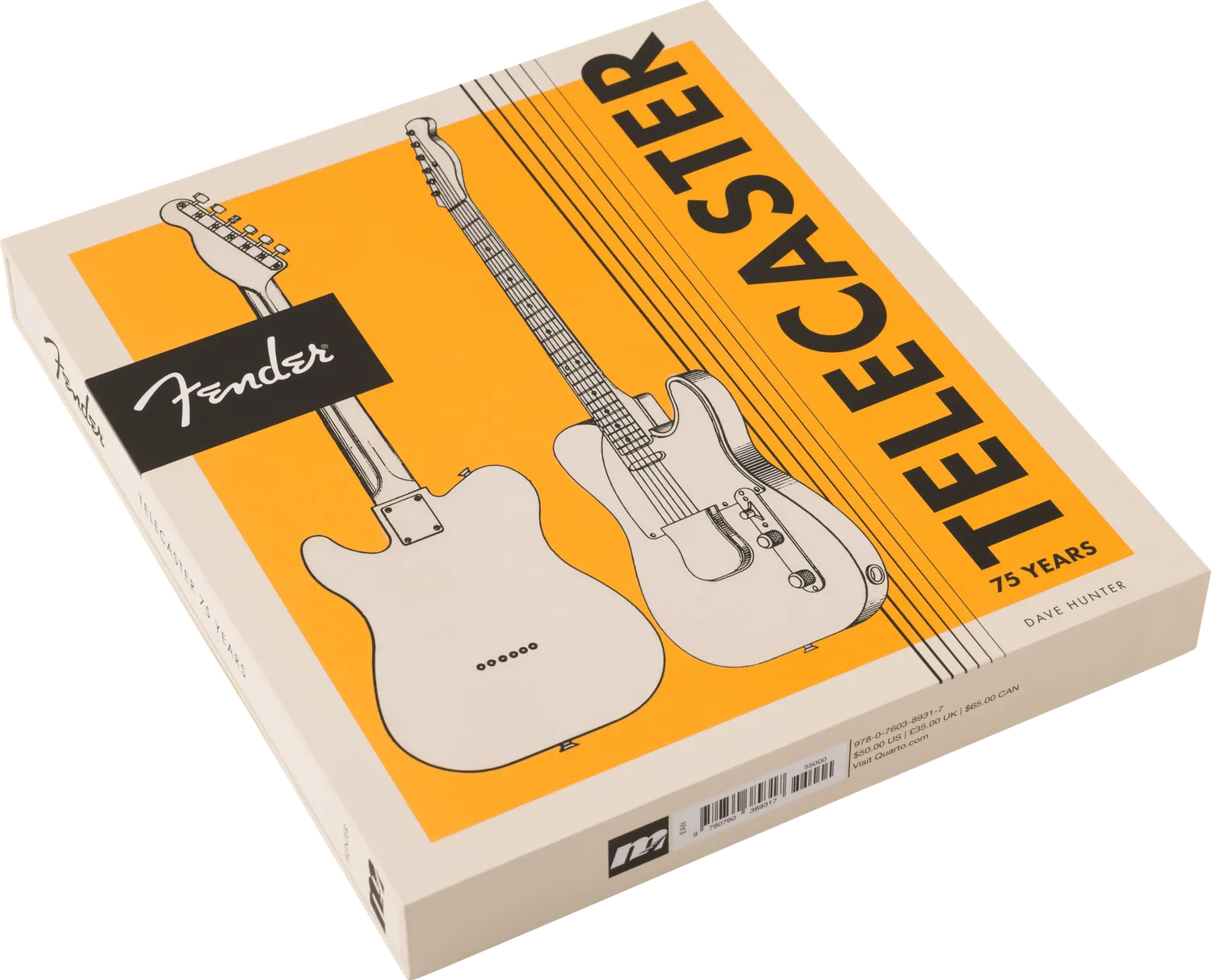 Fender 75th Telecaster Anniversary libro inglese