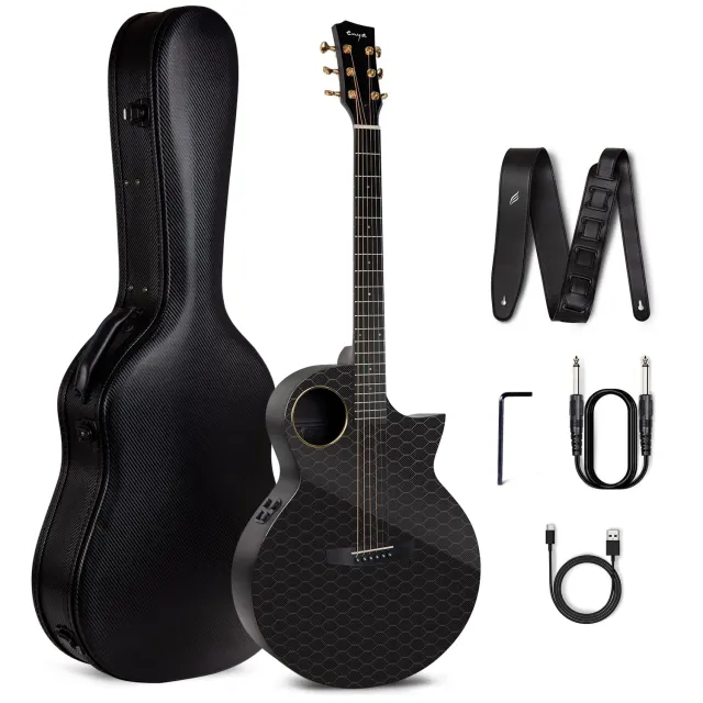 Enya X4 Pro EA-X4E chitarra acustica 41 pollici carbonio