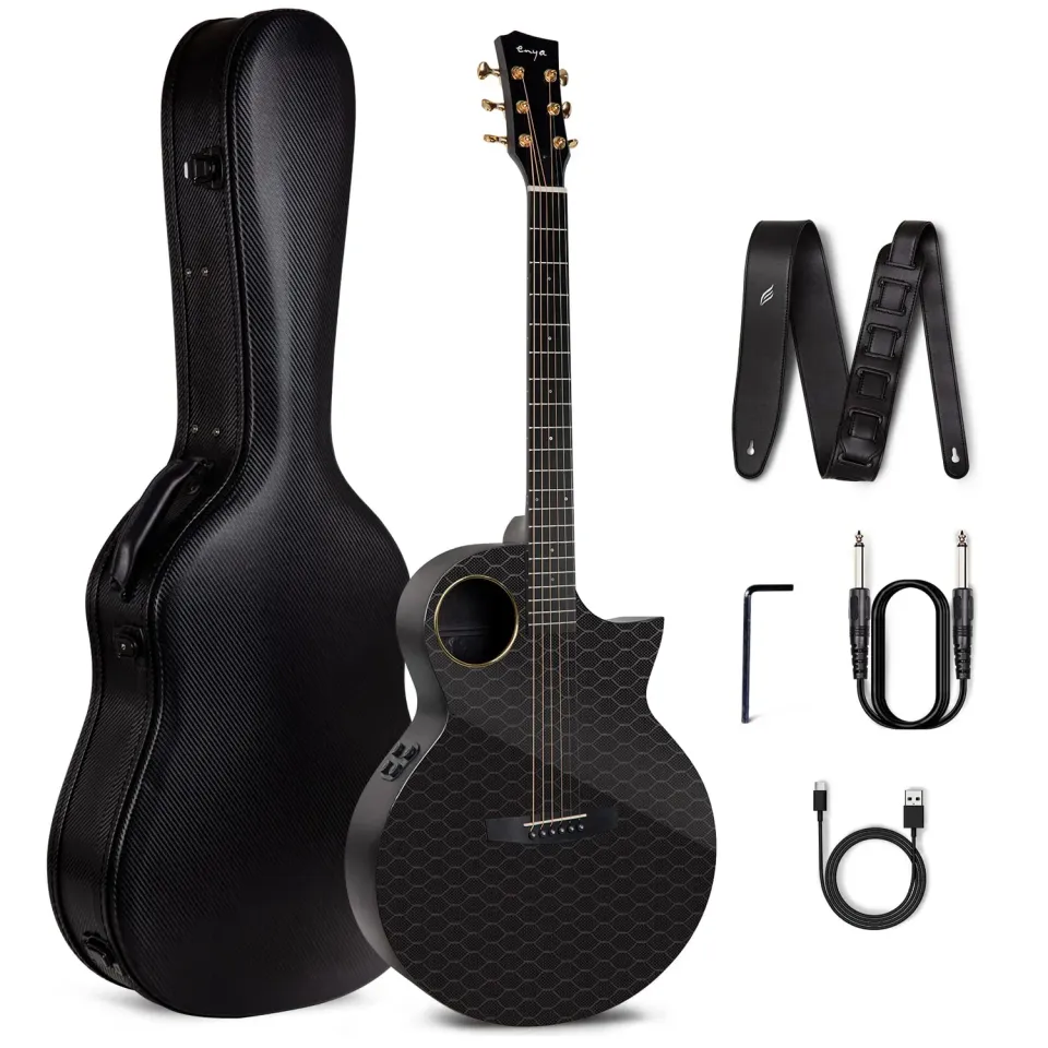 Enya X4 Pro EA-X4E chitarra acustica 41 pollici carbonio