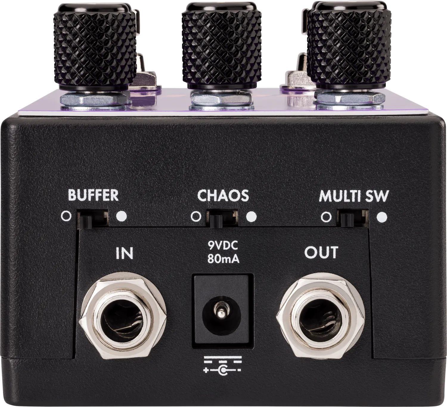Fender Pelt V2 pedale fuzz viola silicon con octave e blend
