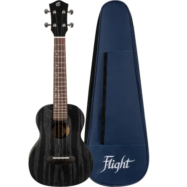 Flight DUC 400 Ash Black ukulele concerto frassino