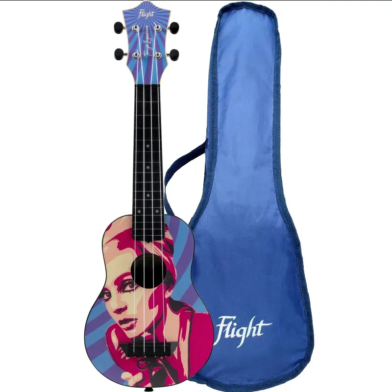 Flight TUS Tatiana ukulele soprano viaggio firmato