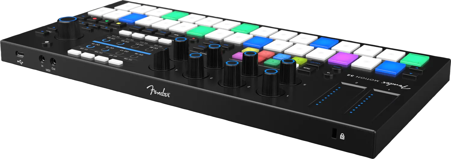Fender Motion 32 controller MIDI USB 32 pad Fatar