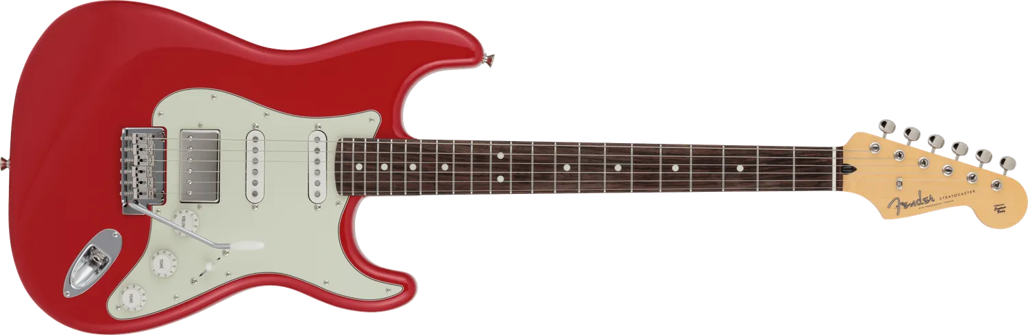 Fender Hybrid II Stratocaster HSS elettrica blu japan