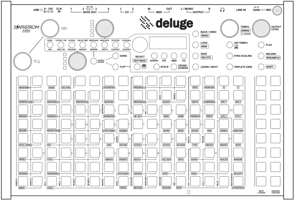 Synthstrom Audible Deluge Refresh servizio revisione completa