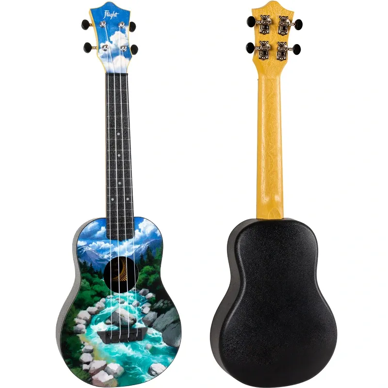 Flight TUC-30 SLO ukulele concerto da viaggio grafica Slovenia