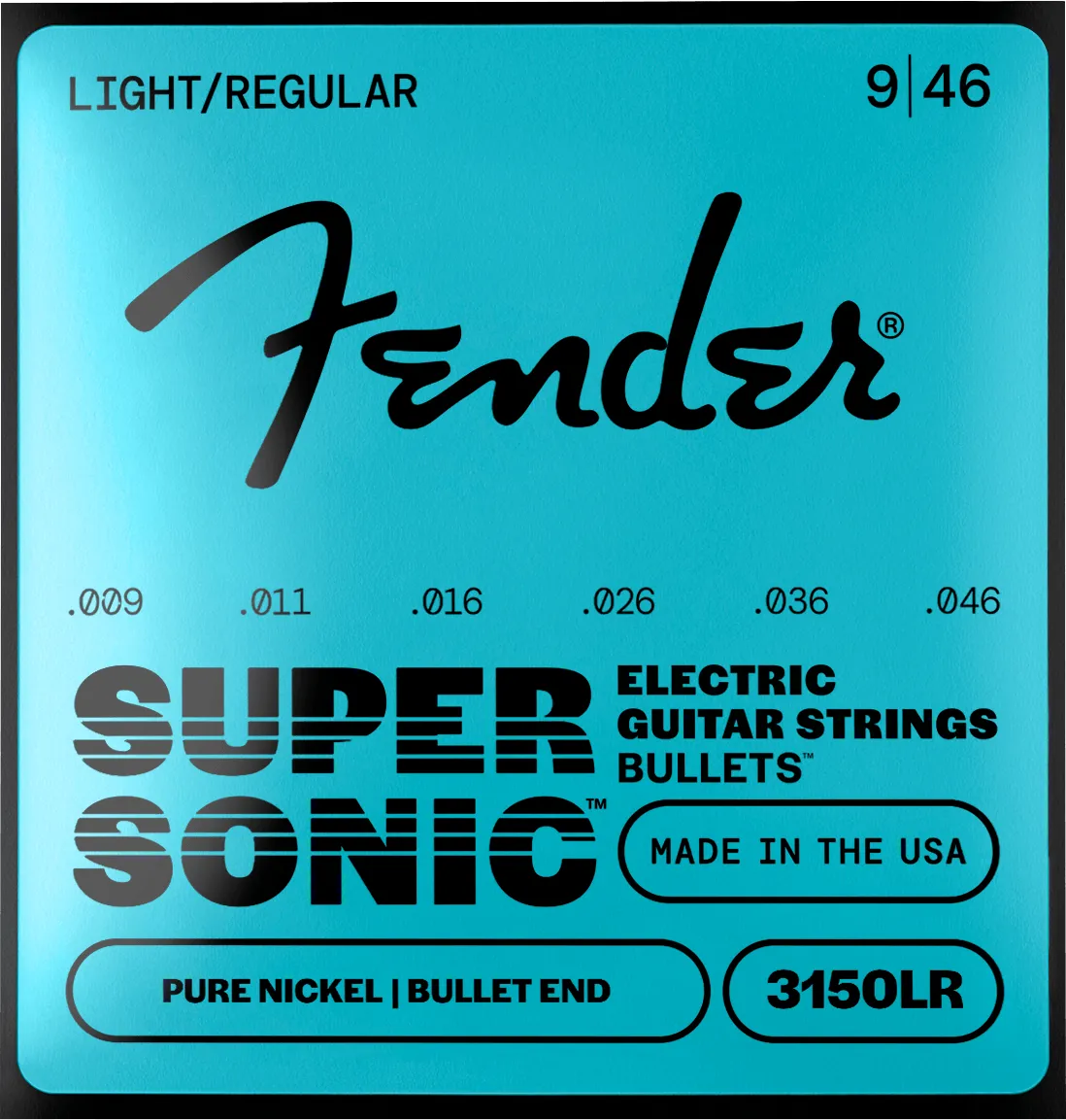 Fender SuperSonic Bullets 3150 corde nichel 009-042