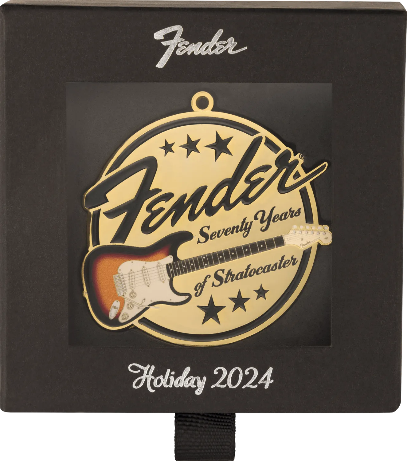 Fender Stratocaster 70th Anniversary decorazione natalizia multi