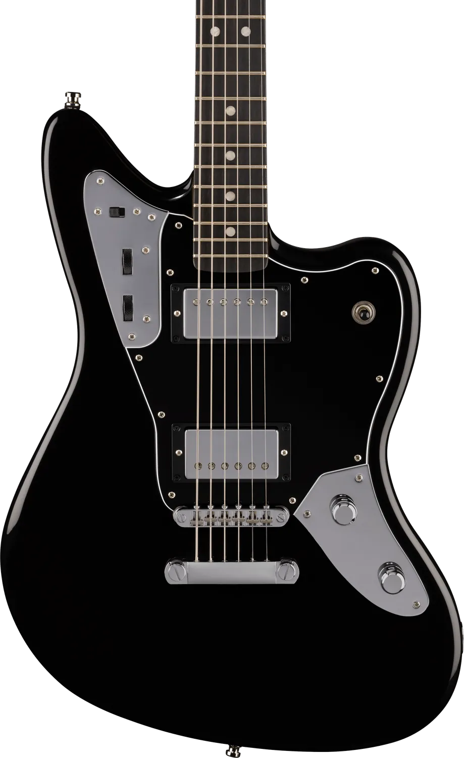 Fender Fusion Jaguar Baritone chitarra Black