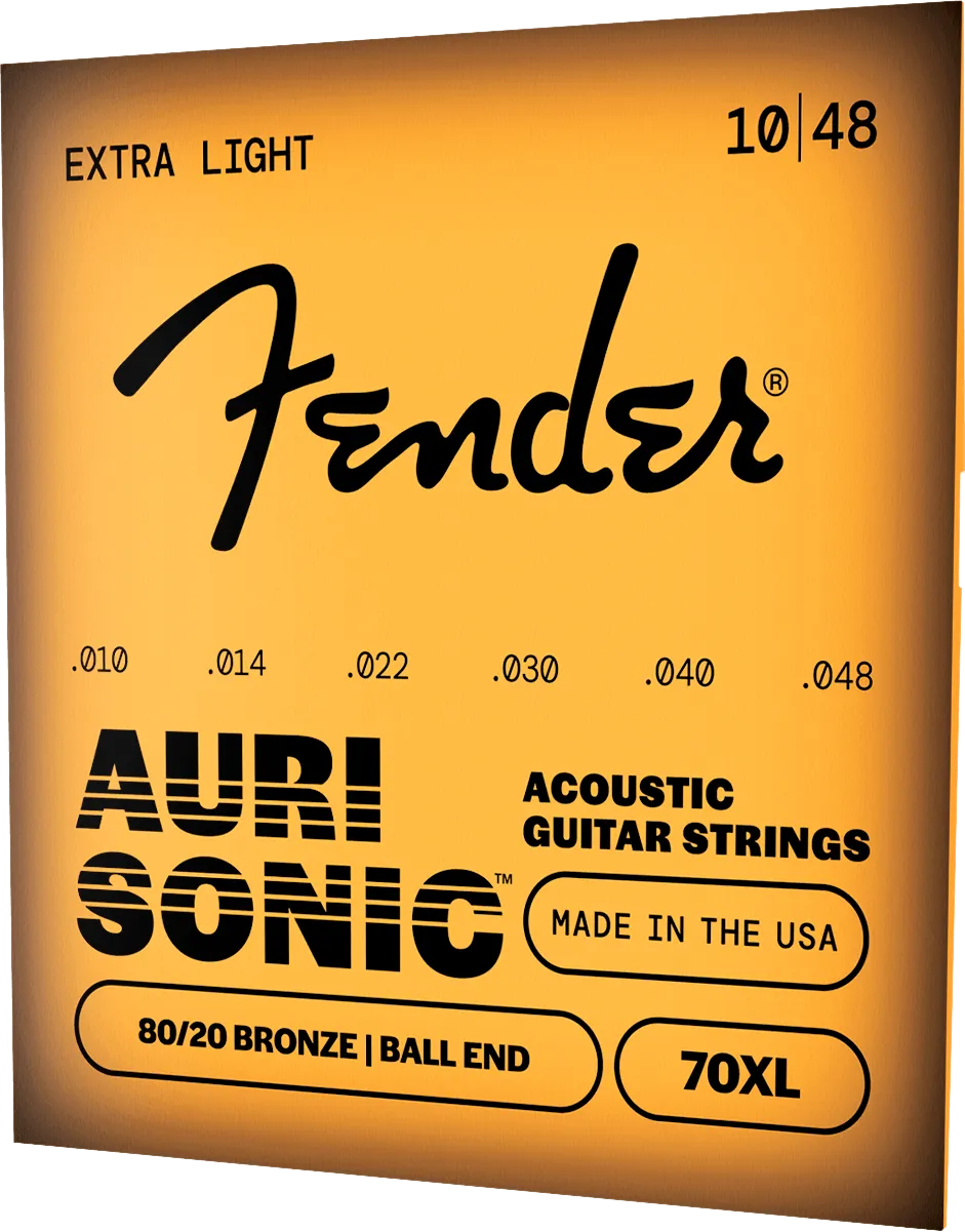 Fender AuriSonic 70 corde chitarra acustica 010-048 bronzo
