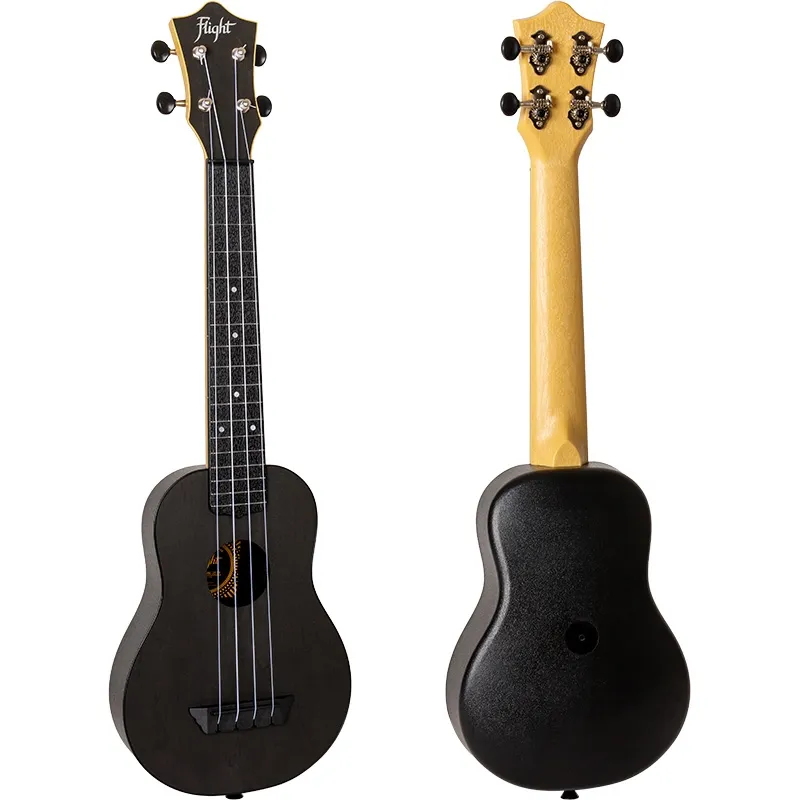 Flight Travel TUSL35 ukulele soprano nero scala concerto