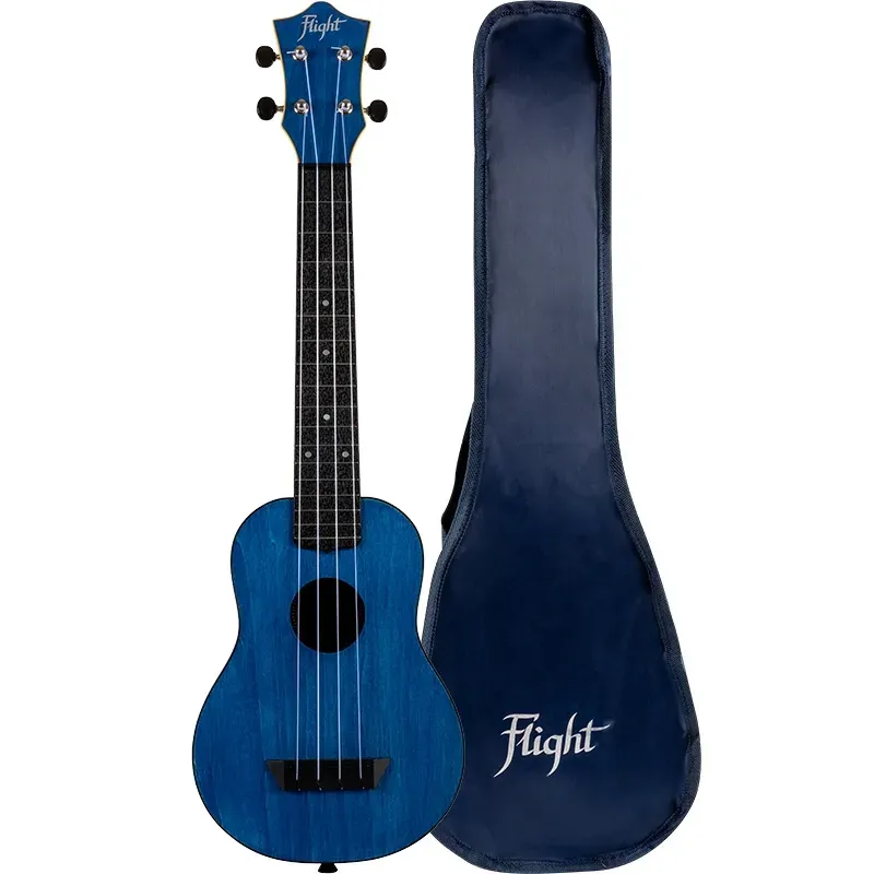 Flight TUSL35 ukulele soprano blu scuro travel