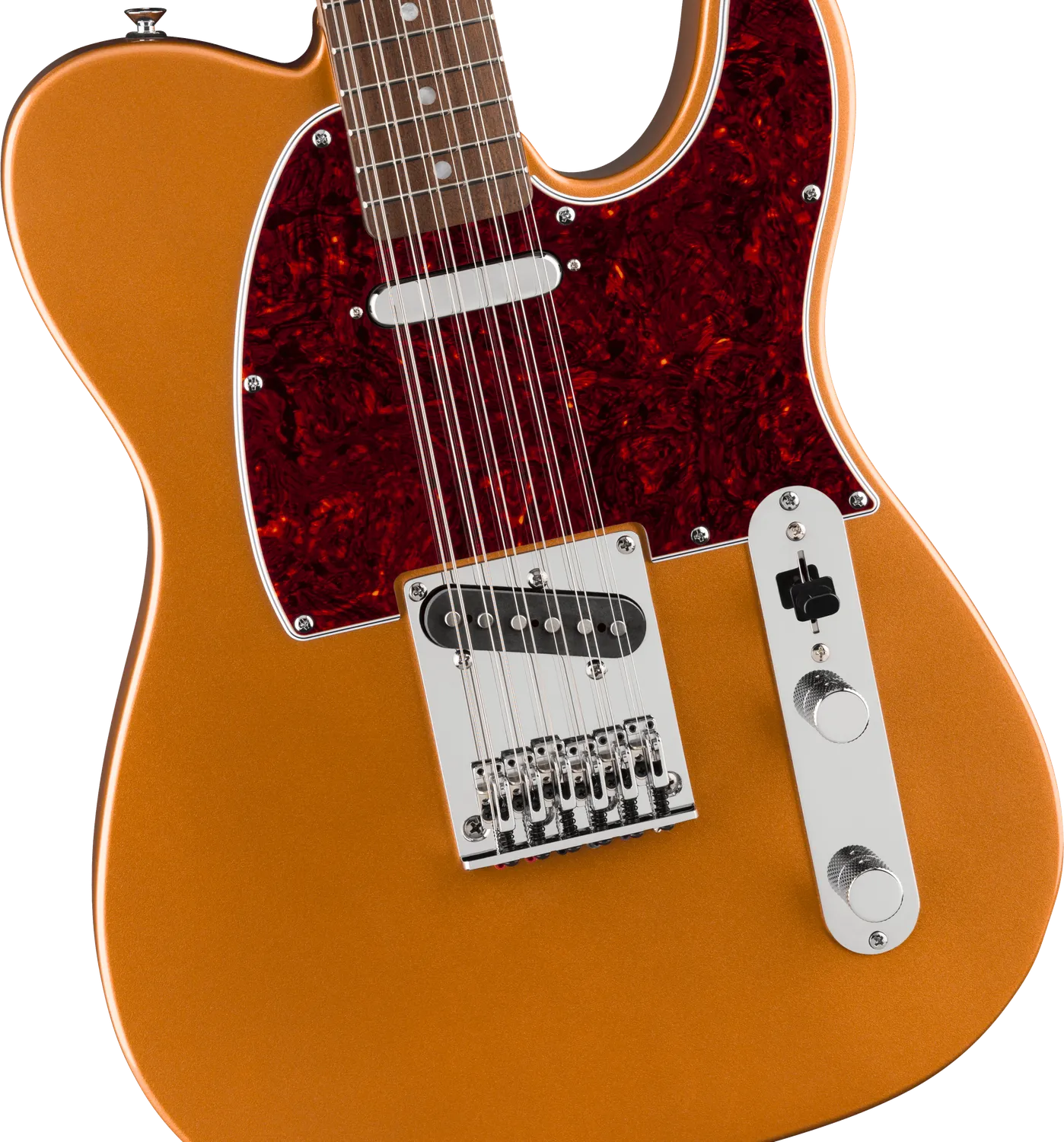 Squier Paranormal Troy Van Leeuwen Telecaster XII chitarra elettrica Copper