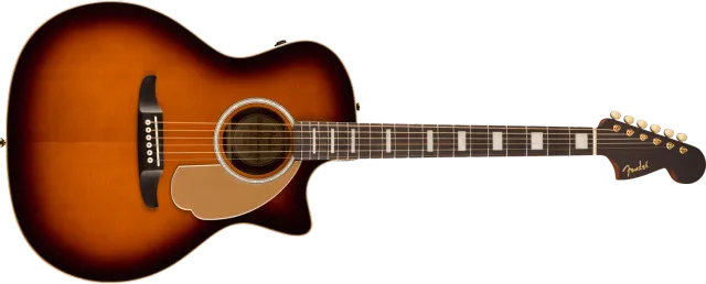 Squier California Select Newporter CE elettroacustica Aged Cognac Burst