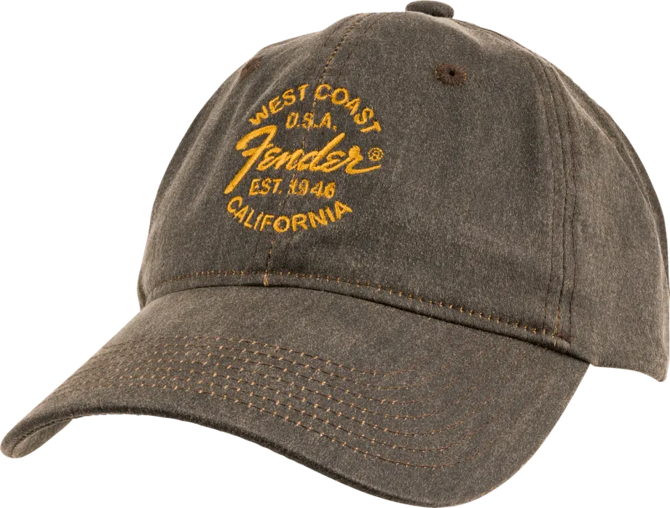 Fender West Coast Dad Hat cappellino oil regolabile
