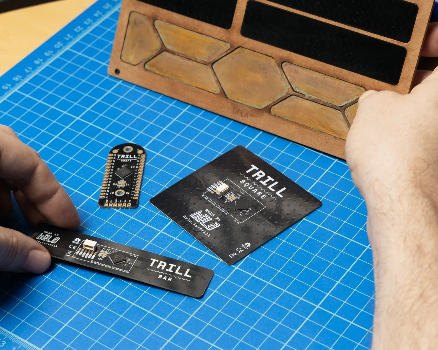 Bela Trill Bar sensore touch slider capacitivo 5 tocchi