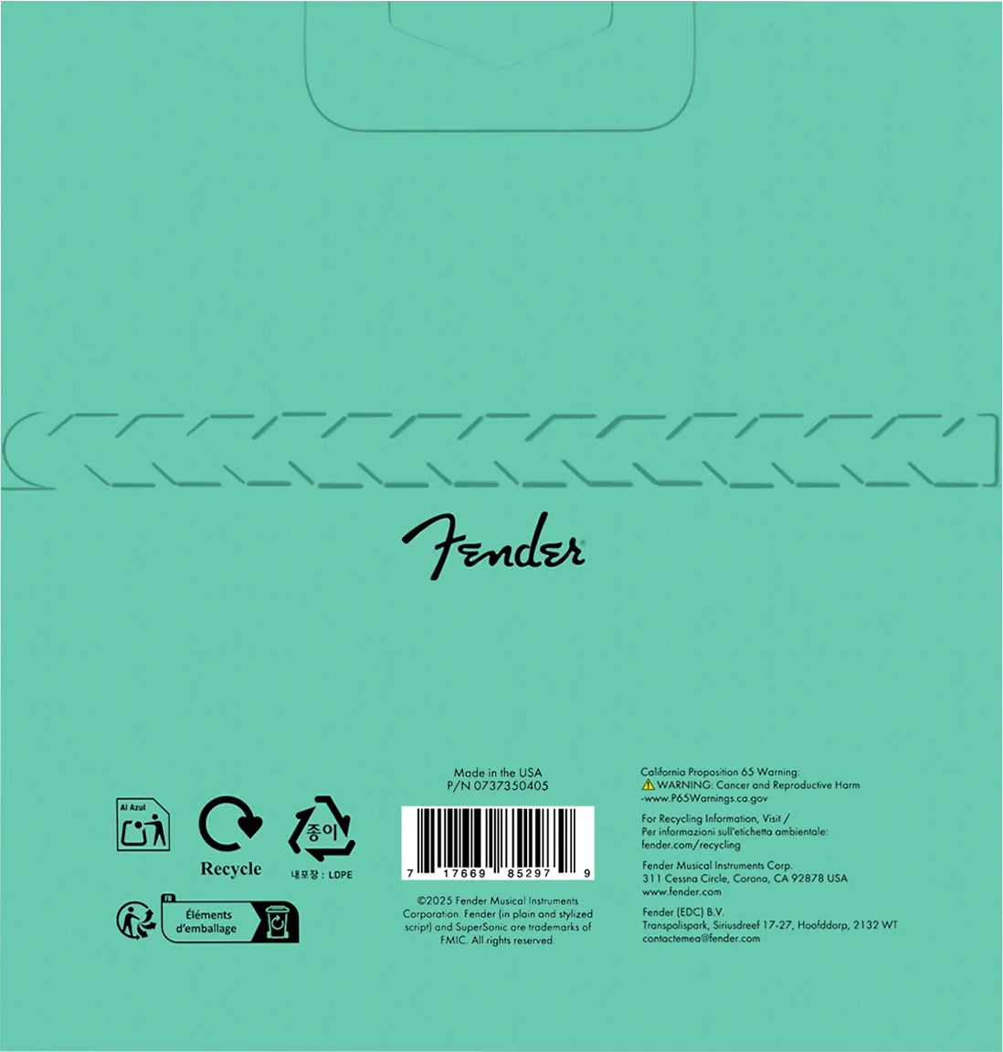 Fender SubSonic 7350 corde basso acciaio 045-100