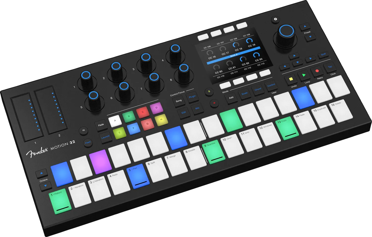 Fender Motion 32 controller MIDI USB 32 pad Fatar