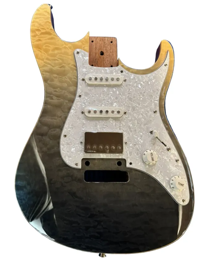 Tagima Stella DW corpo chitarra mogano black fade caricato