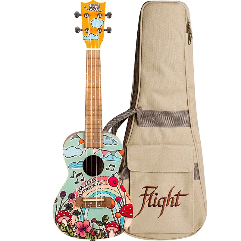 Flight Art AUC-33 Wonderland ukulele concerto laminato