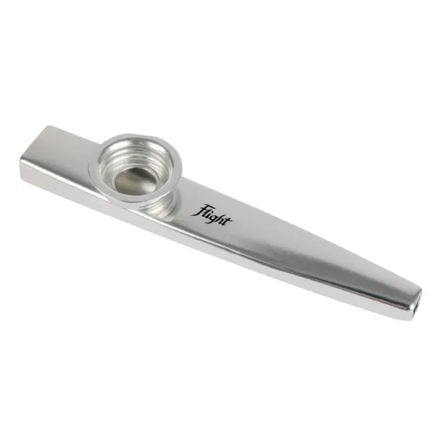 Flight KZSV kazoo argentato in metallo