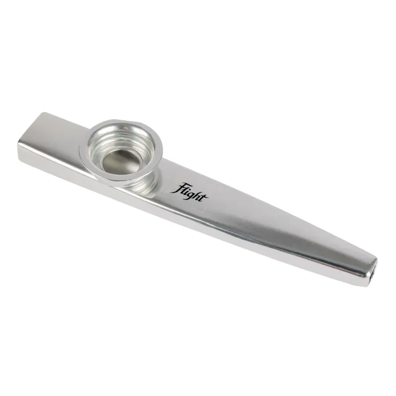 Flight KZSV kazoo argentato in metallo