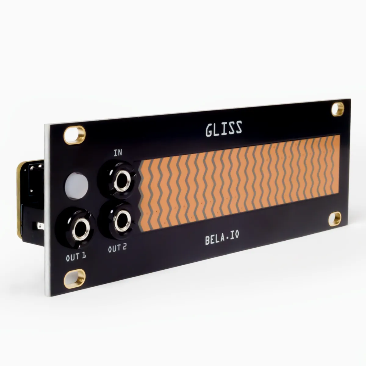 Bela Gliss 1U modulo Eurorack touch registrabile 24HP