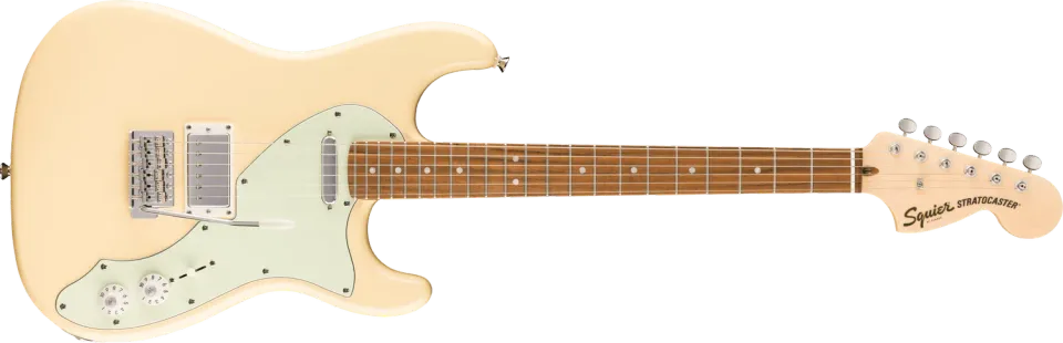 Squier Paranormal Stratocaster Deluxe chitarra elettrica Vintage White HS