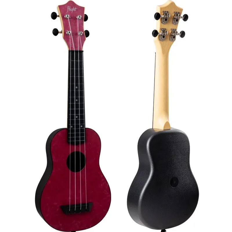 Flight TUS65 Ruby ukulele soprano rosso da viaggio