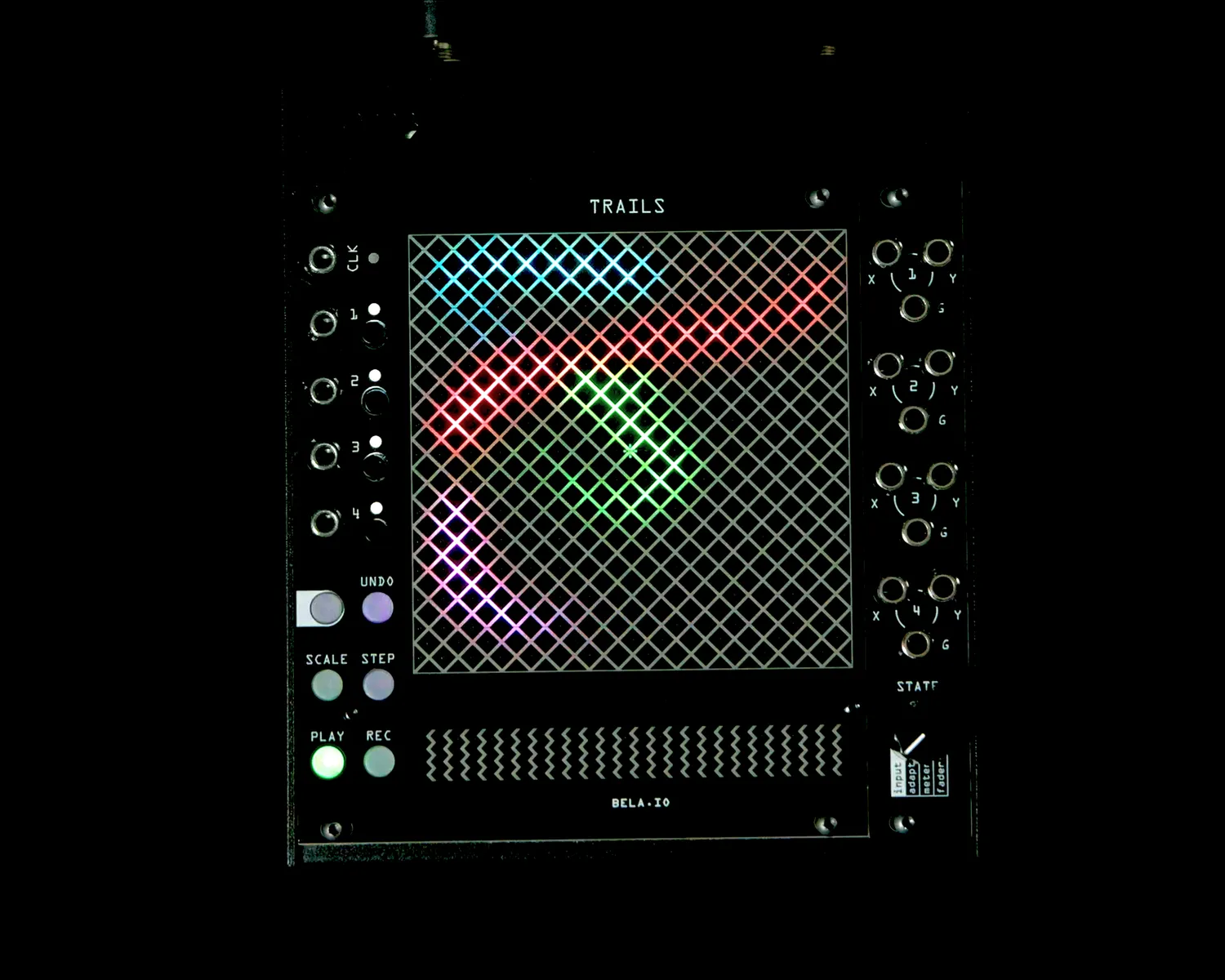 Bela Trails modulo eurorack touch recorder 4 canali