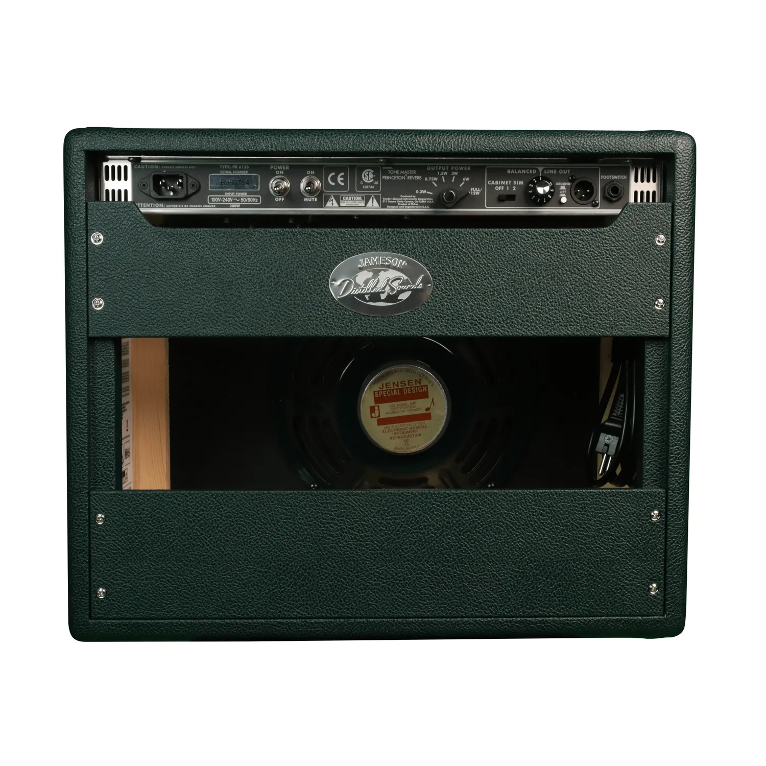 Fender Tone Master Princeton Reverb ampli chitarra green
