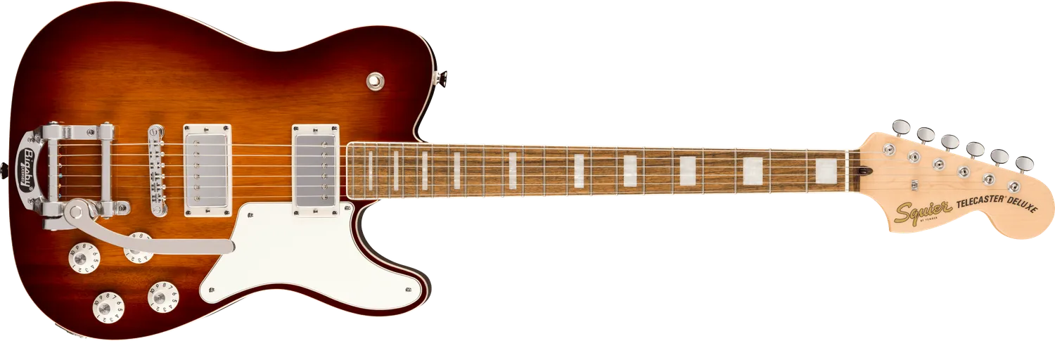 Squier Paranormal Troublemaker Tele Deluxe chitarra elettrica Black