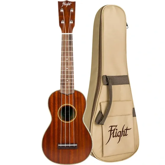 Flight Heritage MUS2 ukulele soprano mogano massello