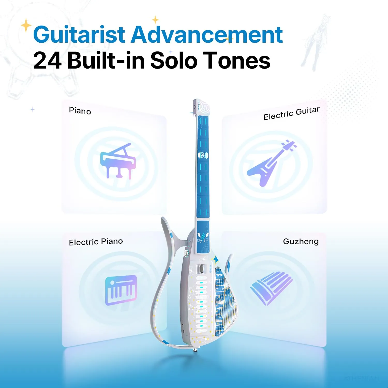 Enya Cyber-G chitarra smart senza corde Luo Tianyi