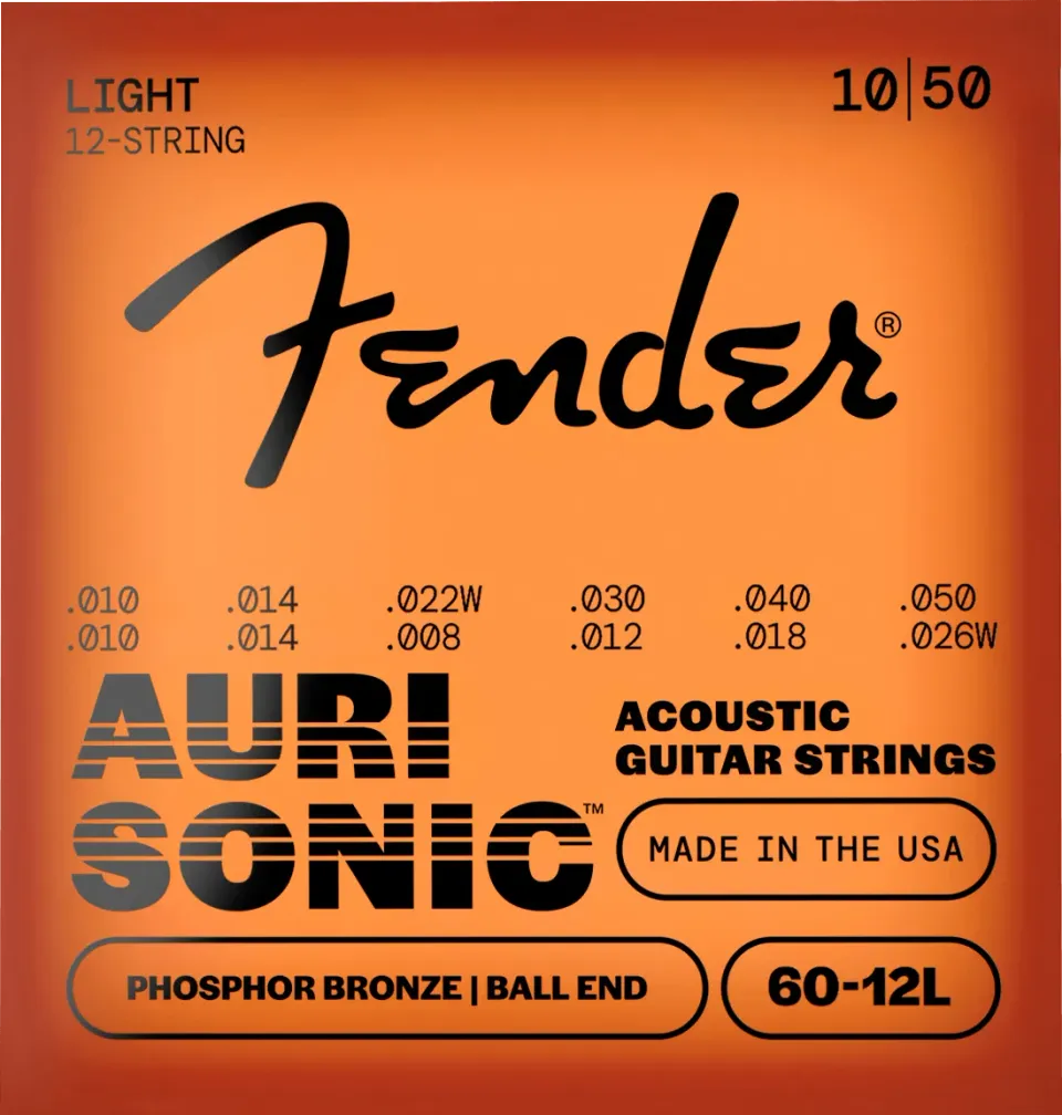 Squier by Fender AuriSonic 60-12L corde acustica 12 corde bronzo