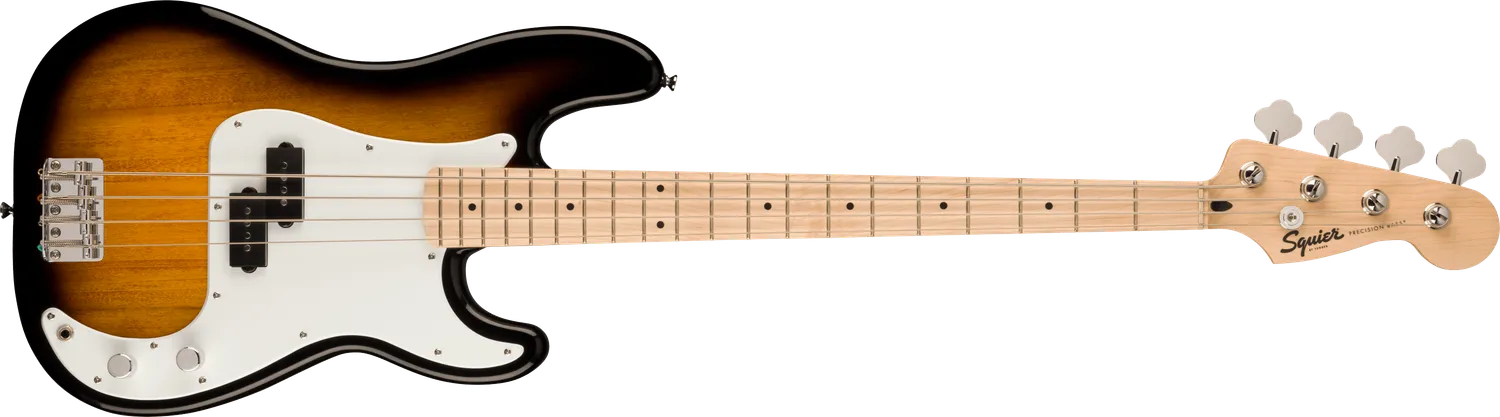 Squier Sonic Precision Bass bundle basso sunburst Rumble