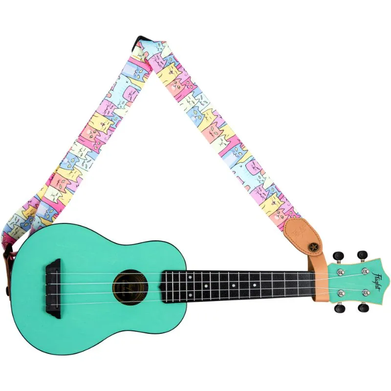 Flight S35 Kitty tracolla per ukulele poliestere