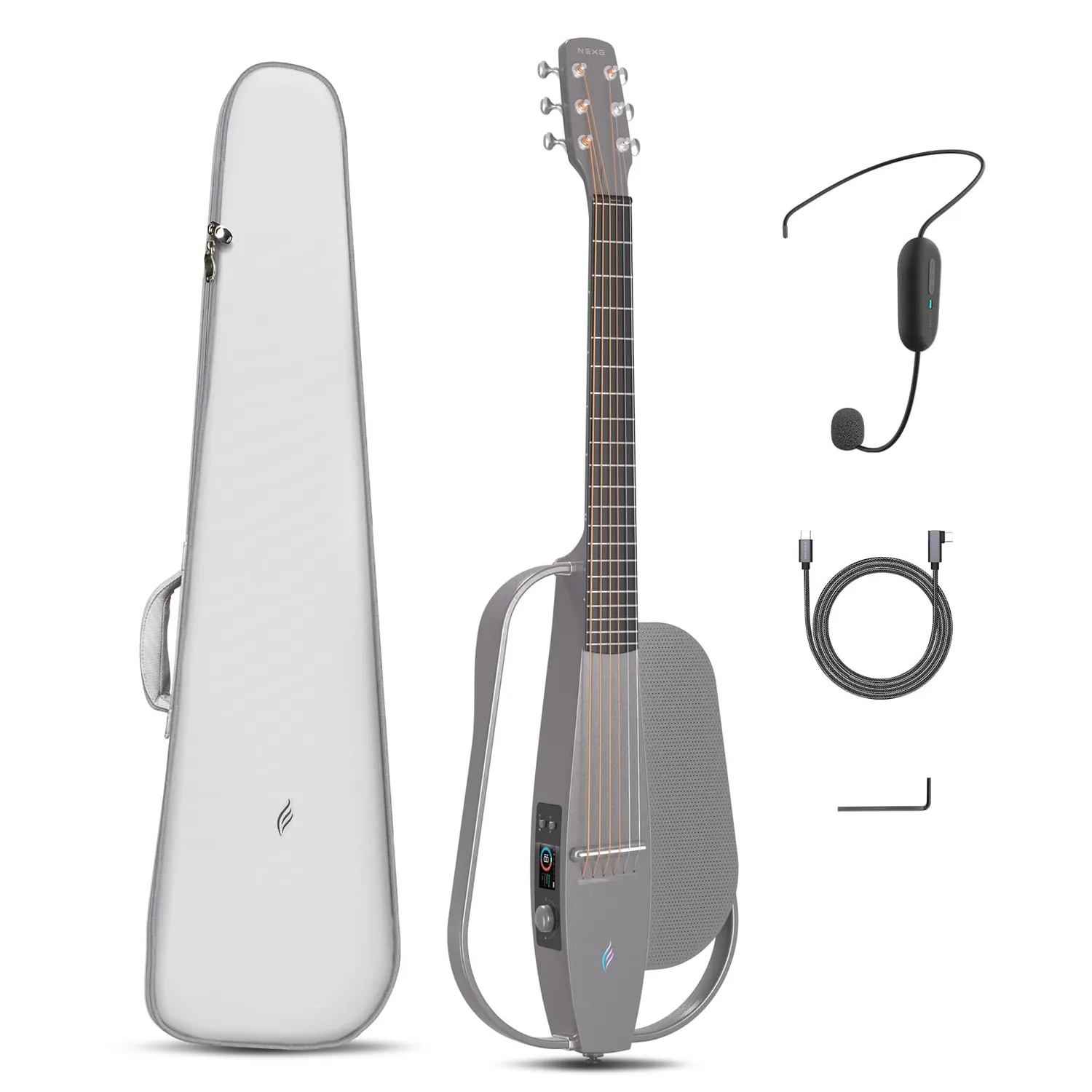 Enya NEXG SE chitarra elettroacustica 3/4 viola carbonio