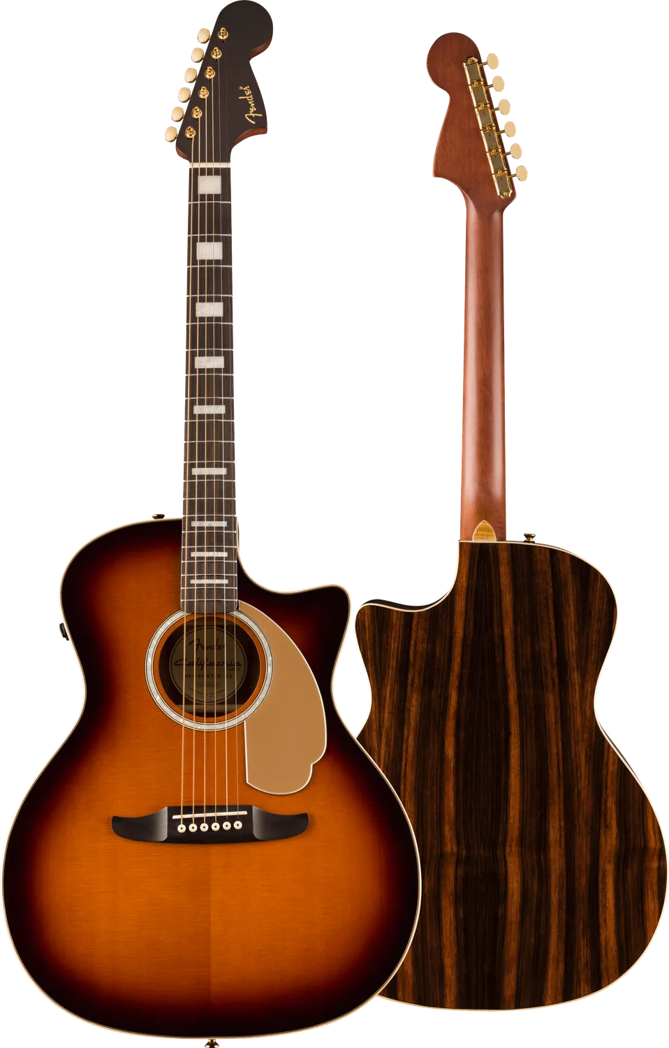 Squier California Select Newporter CE elettroacustica Aged Cognac Burst