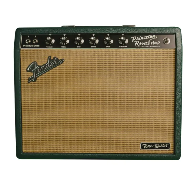 Fender Tone Master Princeton Reverb ampli chitarra green