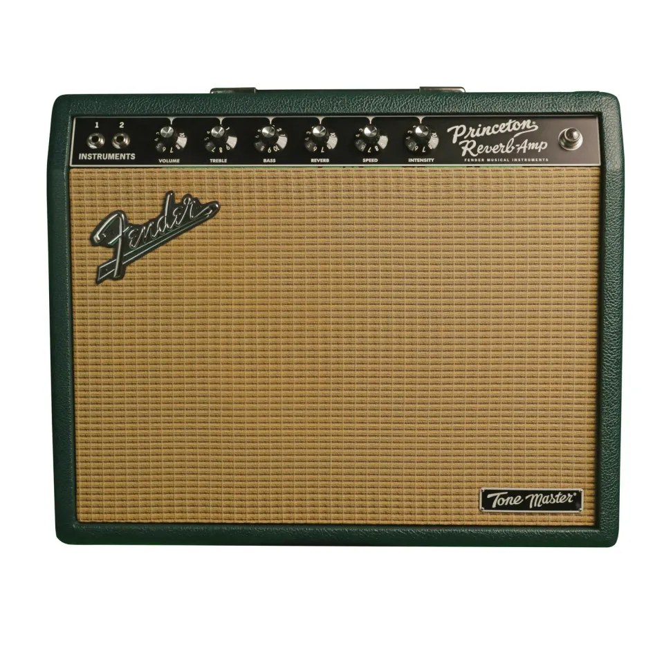 Fender Tone Master Princeton Reverb ampli chitarra green