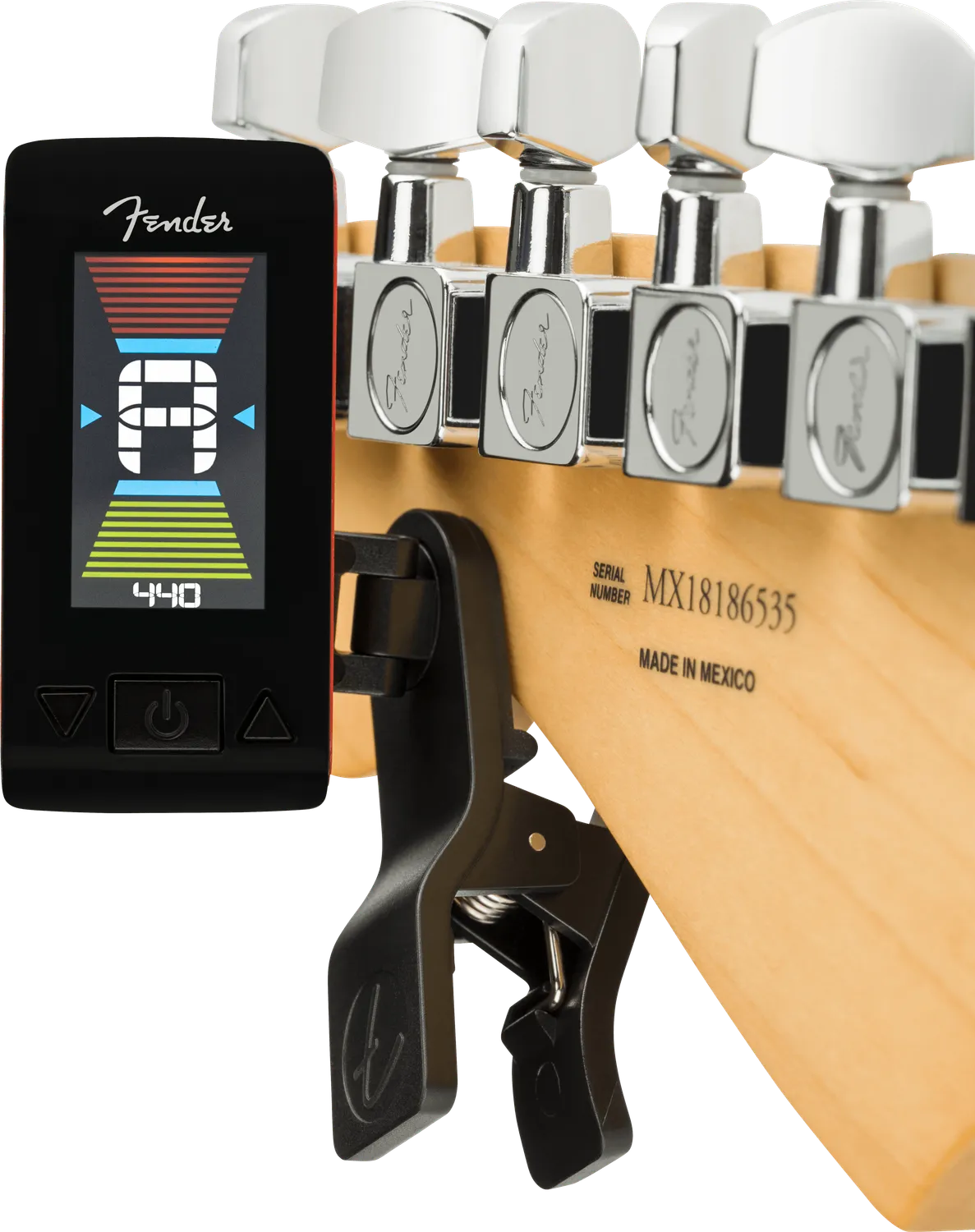 Fender Original accordatore clip-on nero