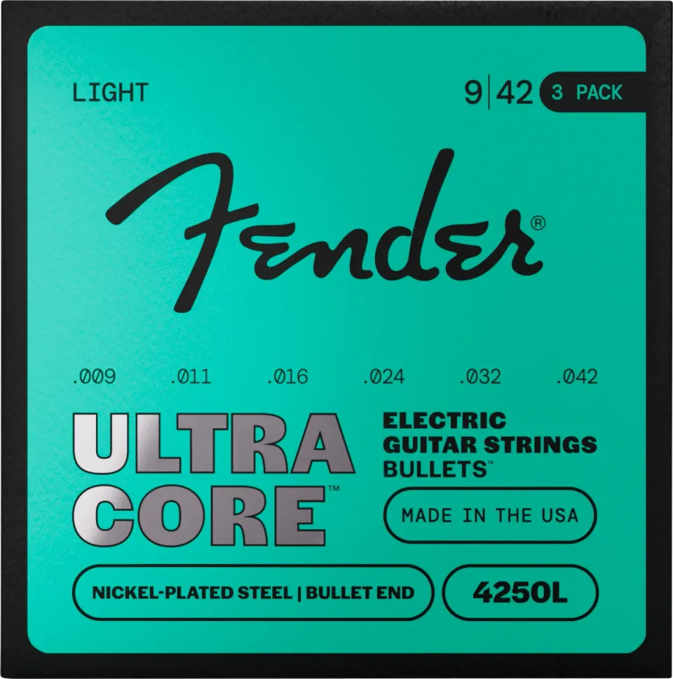Fender UltraCore 4250 corde chitarra 009-042 x3