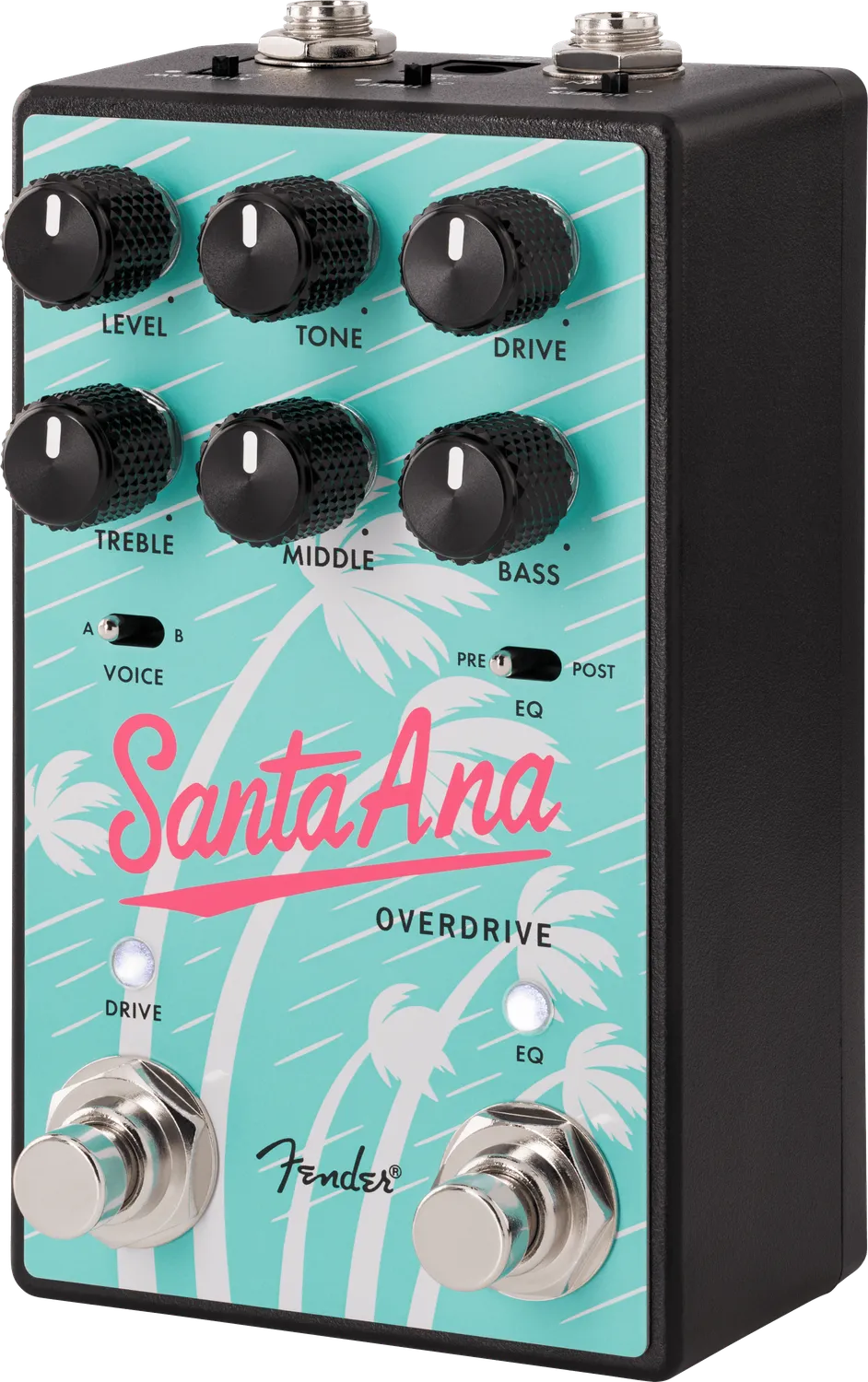 Fender Santa Ana V2 pedale overdrive Sea Foam Green JFET