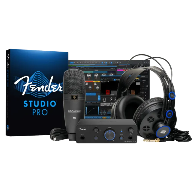 Fender Quantum Creator Bundle interfaccia USB-C + microfono