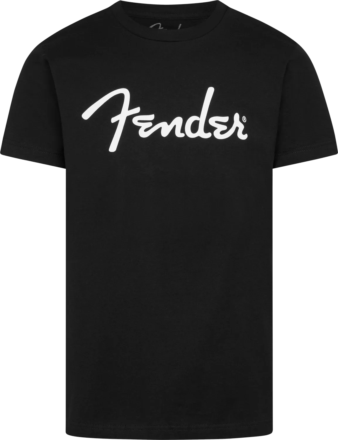 Fender Spaghetti Logo maglietta nera cotone