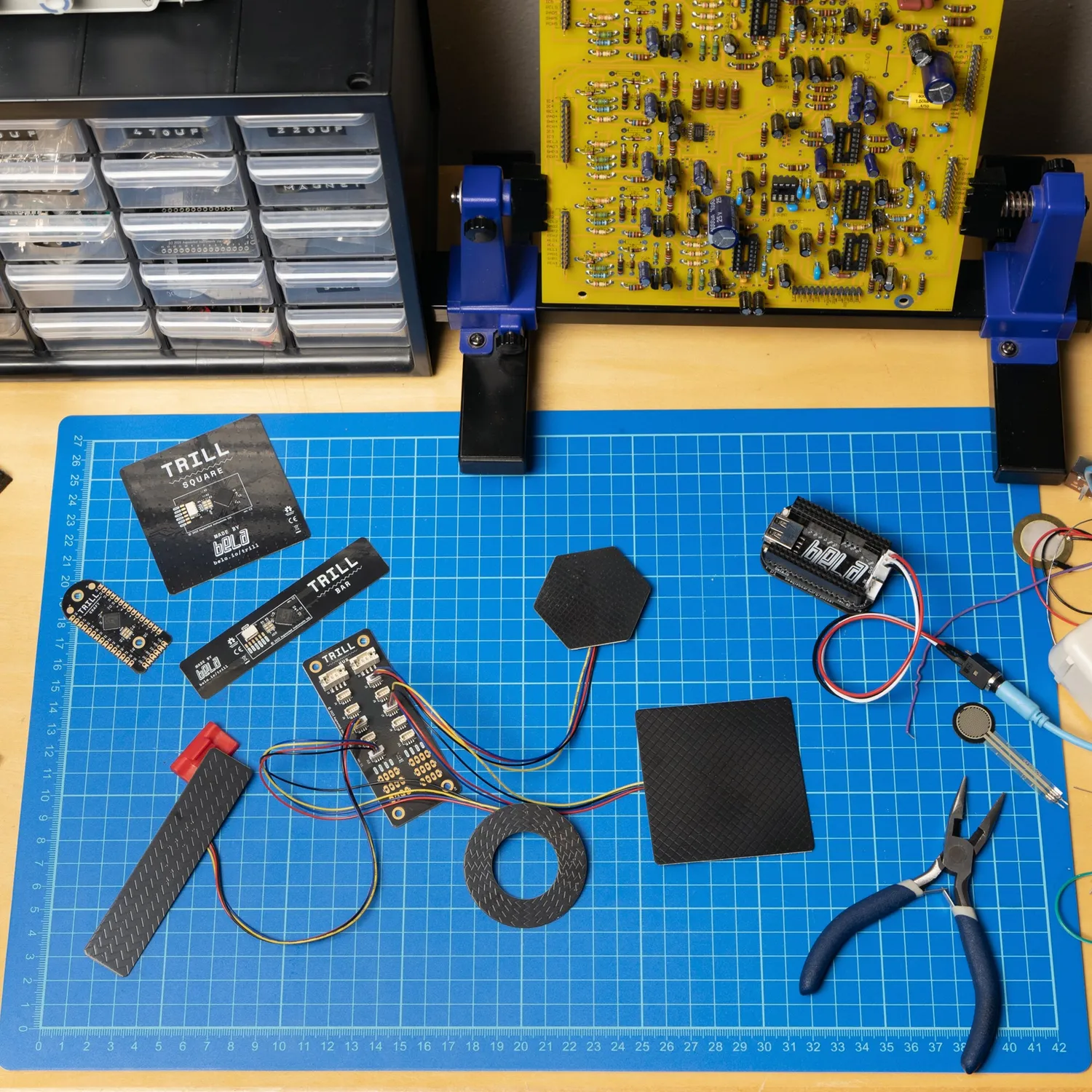 Bela Trill Hub scheda breakout I2C con 5 cavi Qwiic